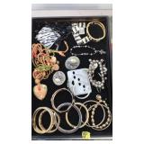 TRAY OF ASST. COSTUME JEWELRY