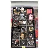 TRAY OF ASST. COSTUME JEWELRY