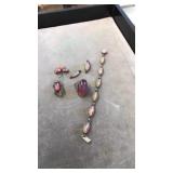 VNTG. DRAGONS BREATH STERLING SILVER JEWLERY SET