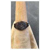 VNTG. STERLING SILVER GIRL SCOUT RING, SIZE 5