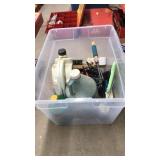 TOTE OF ASST. CHEMICALS & MISC