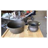 BRASS SPITOON & HEARTH BUCKET