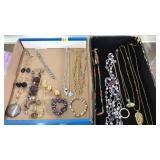 FLAT OF ASST. COSTUME JEWELRY