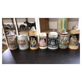 (7) BEER STEINS, MADE IN GERMANY