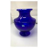 VNTG. COBALT BLUE GLASS VASE