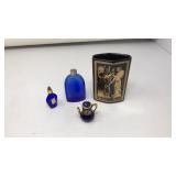 MINI LIMOGES TEA POT, MINI PERFUMES AND VASE