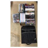 LOT OF ASST. DVDS AND CDS