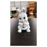 LIMOGES PORCELAIN BUNNY MUSIC BOX