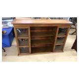WOOD CHINA HUTCH TOP WITH GLASS DOOR