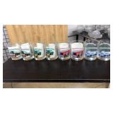 (8) COLLECTORS HESS TRUCK DRINKING GLASSES