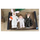 (3) PORCELAIN DOLLS