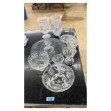 LOT OF ASST CLEAR GLASSWARE
