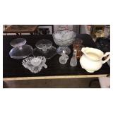 LOT OF ASST GLASSWARE