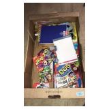 FLAT OF ASST. CARD GAMES: UNO, MONOPOLY, SCRABBLE