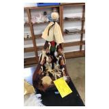 NATIVE AMERICAN PORCELAIN DOLLS & TEEPEE