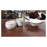 LENOX RING DISH & LENOX VANITY SET