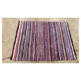 MULTI COLOR LATCH-HOOK RUG