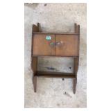 WOOD WALL MOUNT TRINKET SHELF