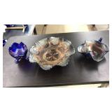 LOT OF VNTG. CARNIVAL GLASS
