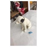 VNTG. CAST IRON DOG DOOR STOP