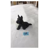 VNTG. CAST IRON SMALL DOG FIGURINE