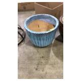 DECORATIVE GLAZED PLANTER
