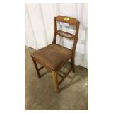 VNTG. WOOD DINING CHAIR