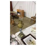 ANTQ. VICTORIAN CHERUB BANQUET TABLE LAMP