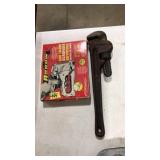 PIPE WRENCH & HAND STAPLER