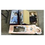 (4) ASST. PORCELAIN DOLLS