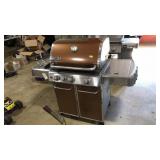 WEBER GENESIS GRILL WITH SIDE WARMER
