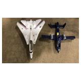 2 GI JOE TOY PLANES