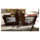 PAIR OF 3D-PHOTO FRAME BOOKENDS
