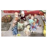 COLLECTION OF SMALL PORCELAIN DOLLS
