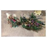 METAL ANGEL DECOR & HOLIDAY BASKET