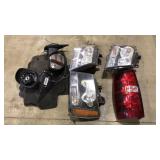 ASST. CAR HEADLIGHTS, MATS, SIDE MIRRORS
