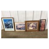 LOT OF FRAMED DECOR