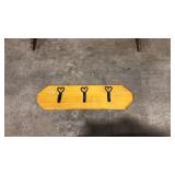 RUSTIC WOOD COAT RACK