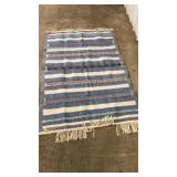 VNTG. FLATWEAVE AREA RUG