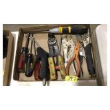 FLAT OF ASST. HAND TOOLS