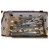 FLAT OF WRENCHES: SNAPON, PITTSBURGH, MISC
