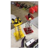 (2) METAL DIE CAST TRAIN LIGHT TOWERS