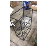 METAL WINE BOTTLE ORGANIZED RACK