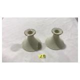 2 LENOX CANDLESTICK HOLDERS