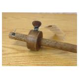 Shop-Made Wooden Marking Gauge, Adjustable