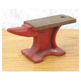 Miniature Anvil, Cast Iron with Steel Top Plate...