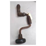 Vintage 6' Sweep Bit Brace Hand Drill, Marked...