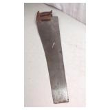 Antique 26' Steel Hand Saw with Carved Wood...