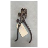 Vintage Metal Saw Set Tool with Adjustable Knobs