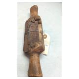 Antique Wood Carriage Maker's Shave, Wood & Metal